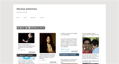 Desktop Screenshot of nicolasvalentino.com